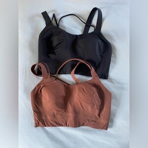 Lululemon Like A Cloud D/DD set of 2 longline light support sports bras / SIZE 8